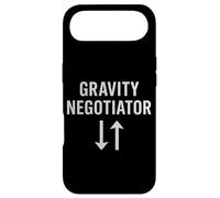 Gravity Negotiator Physics Mindset Humor Case for iPhone Air
