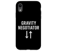 Gravity Negotiator Physics Mindset Humor Case for iPhone XR