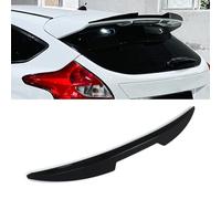 Gravity Performance Boot V Shape Spoiler Extension Gloss Black Wing Lip Compatible with Ford Focus MK3 ST250 12-17 | Rear Deck Enhancer, Trunk Edge Trim, Sport Appearance Upgrade, Exterior Add-On