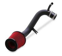 Gravity Performance Cold Air Induction Pipe Kit Compatible with Honda Civic EP2 1.6 2000-2005 Replacement Black Intake Pipe Upgrade Red Cotton Filter Clamp Included