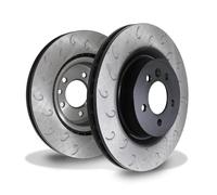 Gravity Performance Front 360mm Brake Discs Pair Compatible with Land Rover Discovery 3 & 4 | L319 | 2004-2016 models OE Number SDB000624 Performance Hooked Disc Track Upgrade