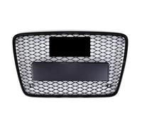 Gravity Performance Front SQ7 Style Badgeless Grille Compatible with Audi Q7 4L 2005-2015 Gloss Black Aftermarket Upgrade Replacement Styling Accessory Durable ABS