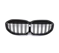 Gravity Performance Gloss Black Double Bar Kidney Grille Compatible with BMW 1 Series F40 2019-2024 Sporty Aggressive Improved Styling Twin Slat Radiator Grill Easy Fitting