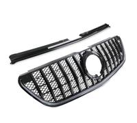 Gravity Performance Panamericana GTR Style Front Grille Gloss Black Compatible with Mercedes Benz V Class Vito W447 2014-2020 Mesh Bumper Grill Verticle Slat