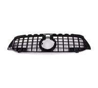 Gravity Performance Panamericana Style Front Grille Gloss Black Compatible with Mercedes A Class W177 2018+ with Camera Hole Vertical Sport Upgrade Trim Part