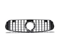 Gravity Performance Panamericana Style Grille Compatible with Mercedes-Benz GLC X253 C253 2020-2026 Gloss Black GTR Style Look Front Bumper Upper Grill Clip-On Easy Fitting OEM Replacement