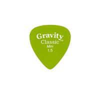 Gravity Picks Classic Guitar Pick - 1.5mm Fluorescent Green- Polished