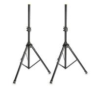 Gravity SP 5111 B Short Loudspeaker Stand 35 mm, Aluminium, Black Pair