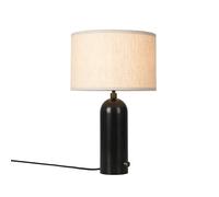 Gravity Table Lamp Small Darkened Steel Black/Canvas