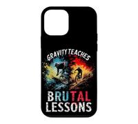 GRAVITY TEACHES BRUTAL LESSONS Mountain Biking Case for iPhone 12 mini