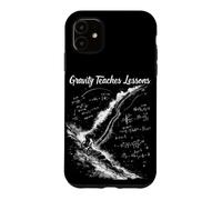 Gravity Teaches Lessons Cosmic Biker Adventure Case for iPhone 11