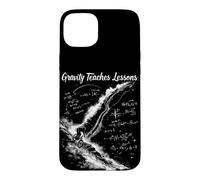 Gravity Teaches Lessons Cosmic Biker Adventure Case for iPhone 15 Plus