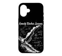 Gravity Teaches Lessons Cosmic Biker Adventure Case for iPhone 16