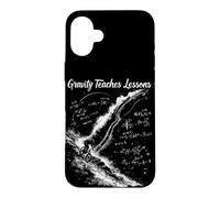 Gravity Teaches Lessons Cosmic Biker Adventure Case for iPhone 16 Plus