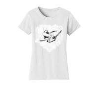 Gravity Trading Womens Love Turtles Solar Changing Short-Sleeve T-Shirt, White Small