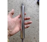 Gravity Transmission Replacement Part Rollers Guide | Conveyor Shafts Conveyor Belts Powerless Roller(Silver-Dia 38MM/1.5'',17.7in/450MM)