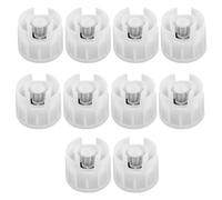 Gravity Valve Cap Plastic Cover Water Dispenser with Metal Spring | Prevents Spills and Leaks, Snug Fit Design, Suitable for PET Water Fountains and Bowls, for Multi-pet Families