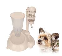 Gravity Water Bowl for Cats With Hanging Design, Dog Kennel Water Dispenser With Liftable Feature, Practical Pet Container for Cage Daily Feeding