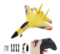 Gravityy Glider,Remote Control Airplane,Rc Planes for Adults,4 Rotor Rc Glider Aircraft Drone,With Dynamic LED Illumination (Yellow)
