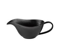 Gravy Boat Gatherings Juice Steak Sauce Cup Milk Pot Ceramic Pointed Mouth Bowl Gravy Boat Everyday Use(Black)