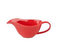 Gravy Boat Gatherings Juice Steak Sauce Cup Milk Pot Ceramic Pointed Mouth Bowl Gravy Boat Everyday Use(Rosso)