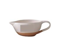 Gravy Boat Gatherings Steak Sauce Pot Ceramic Juice Dipper Pointed Spout Drainage Bowl Gravy Boat Everyday Use