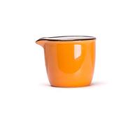 Gravy Boat Japanese-Style Creamer Pot Coffee Milk Cup Maple Syrup Pot No Handle Soup Bowl Steak Western Food Juice Bucket Can Be Heated in The Microwave 60ml Gravy Sauce Boat(Orange)