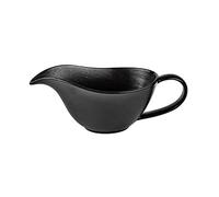 Gravy Boat Kitchen Soy Sauce Boat Gravy Jug Ceramic Tip with Handle, Retro Gravy Boat Sauce Jug Ceramics 200 Ml,Black