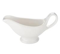 Gravy Boat Porcelain White Milk Jug for Serving Soy Sauce Dip Sauce Bowl Salad (White)
