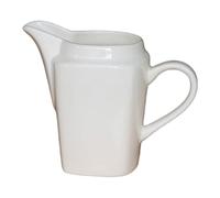 Gravy Boat Western-Style Bone China Milk Cup Ceramic Coffee Wreath Jug Pure White Honey Household Sauce Restaurant Steak Juice Barrel 290ml