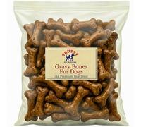 Gravy Bones for Dogs 1kg | Crunchy Dog Biscuits & Dog Treats | Dog Training Treats for Small, Medium & Large Dogs | Dog Bones & Small Dog Biscuits | by Trusty Pet Supplies