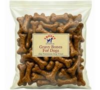 Gravy Bones for Dogs 2kg | Crunchy Dog Biscuits & Dog Treats | Dog Training Treats for Small, Medium & Large Dogs | Dog Bones & Small Dog Biscuits | by Trusty Pet Supplies