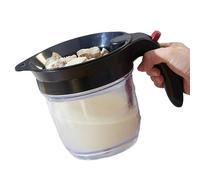 Gravy Fat Separator, Grease Separator, Fat Separator with Bottom Release, Fat Separation Jug, Heat Resistant Kitchen Cooking Fat Separator Food Strainer for Skimming Fat from Sauces and Soups