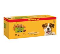 Gravy Sauce Pouches Mega Pack 40pk - 100% Complete Nutrition, Providing Vital Protection for Your Dog's Health - Give Your Beloved Pet Dog a Healthy, Balanced Diet