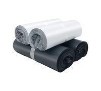 Gray 100Pcs Plastic Ecommerce Bags Tear Resistant PE for Heavy Duty Packaging, 16.5 X 11 X 0.4in, for Shipping Needs (Normal Thickness)