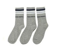 (gray, 35/38) Pack-3 Calcetines Deportivos Caña Alta D9090 Unisex