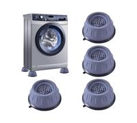 Gray 4 Pieces Anti Vibration Washing Machine Feet, Washing Machine Shock Absorbers, Washing Machine Feet, Washing Machine Foot Pads for Washing Machin