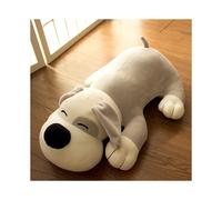 (Gray, 40cm/15.7in) 1pc, Plush Toy Lying Dog Pillow for Dogs & Cats