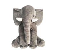 (Gray, 40CM) 40/60 Cm Regenboghorn Elephant Pillow Plush Animal Cushion Plush Toy