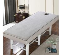 Gray,70x185cm/2.2x6ft,Breathable Massage Table Sheets,Massage Bed Sheet Cover with Face Hole,Reusable Beauty Bed Cover Spa Massage Cover Washable Protective Cover