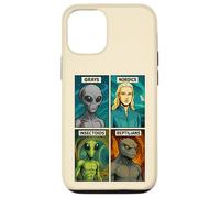 Gray Alien, Nordic, Insectoid, Reptilian - 4 Alien Species Case for iPhone 12/12 Pro