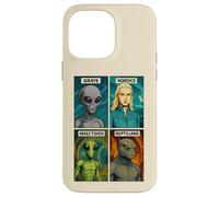 Gray Alien, Nordic, Insectoid, Reptilian - 4 Alien Species Case for iPhone 14 Pro Max