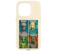 Gray Alien, Nordic, Insectoid, Reptilian - 4 Alien Species Case for iPhone 15 Pro