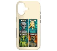 Gray Alien, Nordic, Insectoid, Reptilian - 4 Alien Species Case for iPhone 17