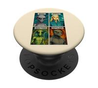 Gray Alien, Nordic, Insectoid, Reptilian - 4 Alien Species PopSockets Adhesive PopGrip