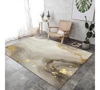 Gray And Beige Big Area Rug Simple Flash Lines Anti Shed Lounge Living Room Rugs Machine Washable Rugs For Bedroom Dining Room Living Room Rug,