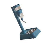 Gray Automatic Pet Drinking Fountain And Feeder Bowl With Height Adjustable For Dogs And Cats Adjustable Pet Bowl