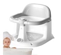 Gray Baby Sit Up Bath Seat - Toddler Bath Seat | Sitting Bath Seat for Baby with 4 Suction Cups | Suction Cups Compact Chair for Boys 6-24 Months Living Room Home Hotels Vacations Travel