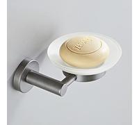 Gray Bathroom Accessories Set Brass Toilet Brush Holder WC Roll Paper Towel Shelf Rail Shower Soap Dish Wall Hook Hairdryer Rack,Single Towel Bar LWX