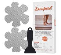 (Gray) - Bathtub Stickers Non-Slip, Safety Shower Treads Adhesive Appliques with Premium Scrape (Grey)